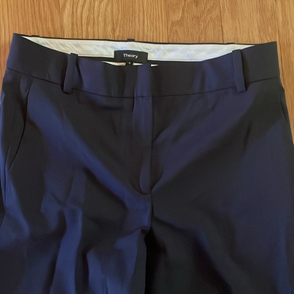 Theory - Navy wool trousers - Picture 2 of 4